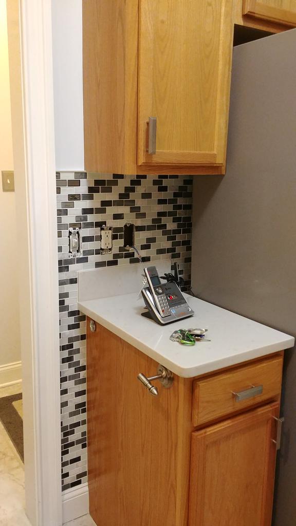 tile kitchen corner