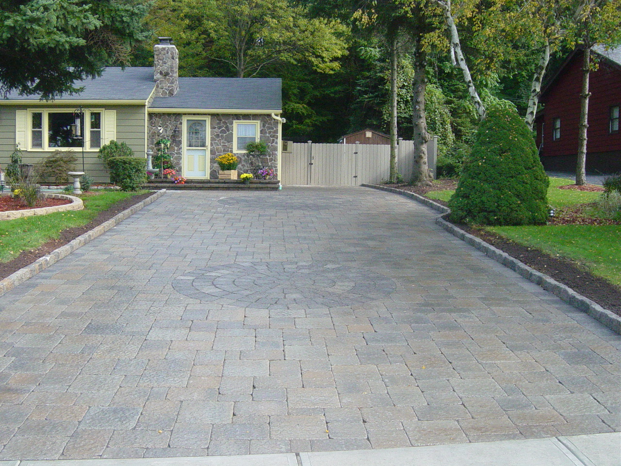 After driveway